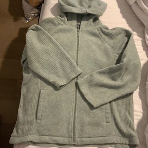 Carolyn Taylor Seafoam Fleece Jacket with Hood